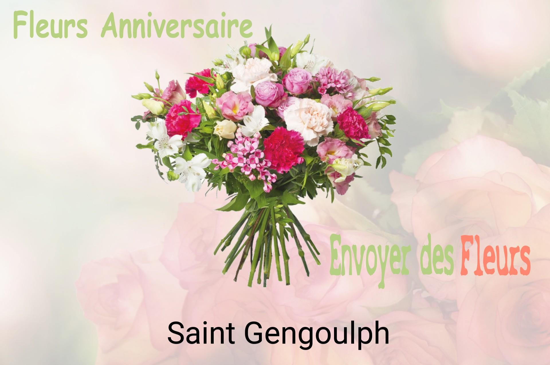 Bouquet de fleurs d’anniversaire livré à Saint-Gengoulph
